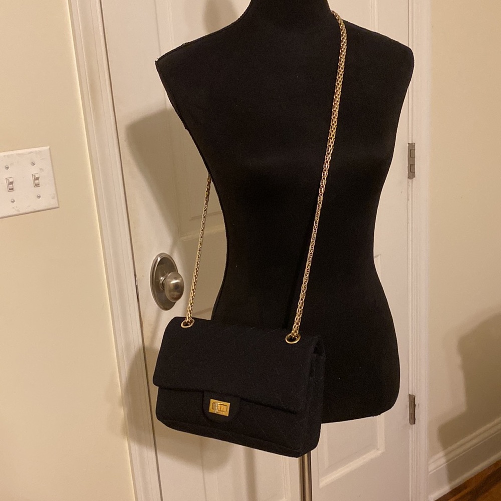 Classic CHANEL double flap handbag